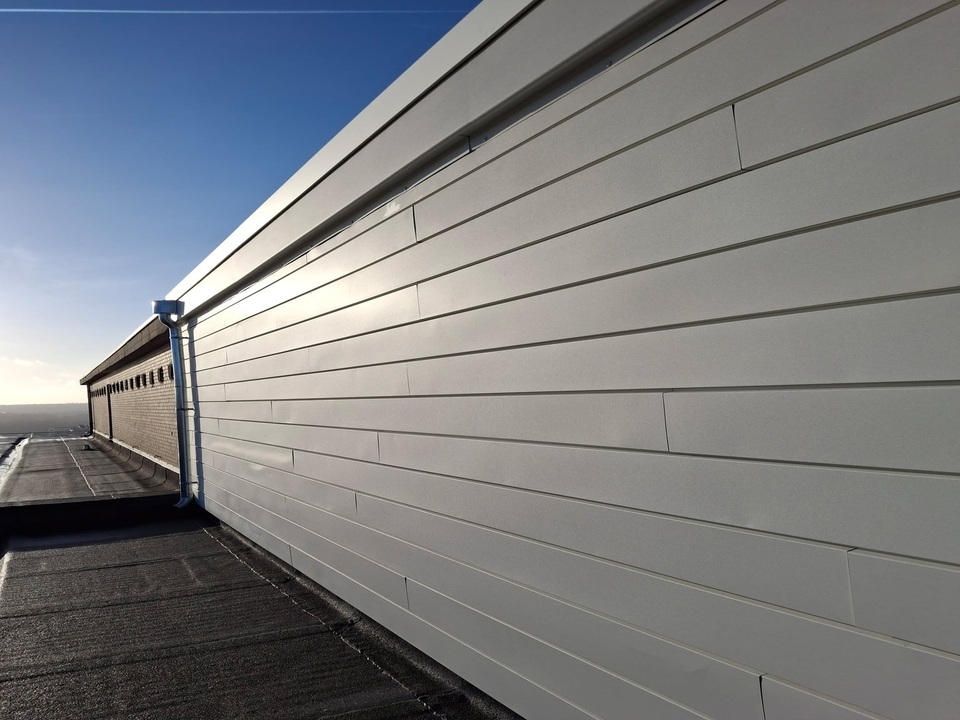 Rénovation toiture plate et bardage alu
