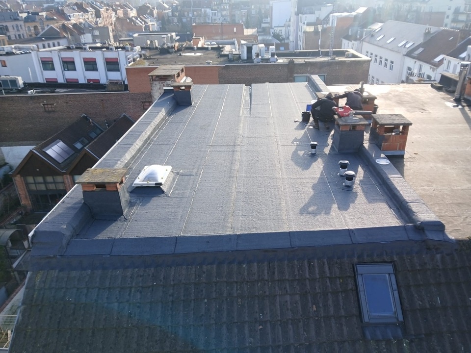 Rénovation toiture plate