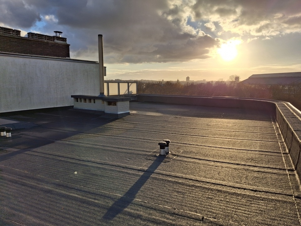 Toiture plate bitume