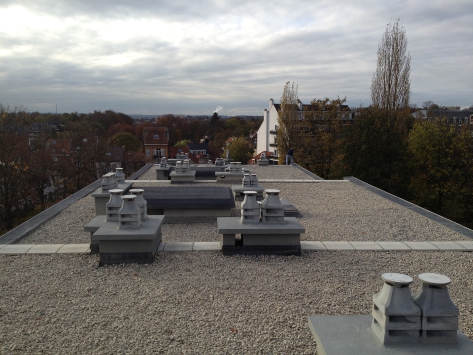 Toiture plate bitume