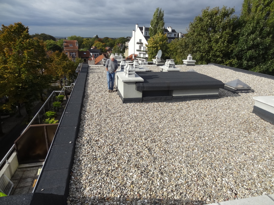 Toiture plate bitume