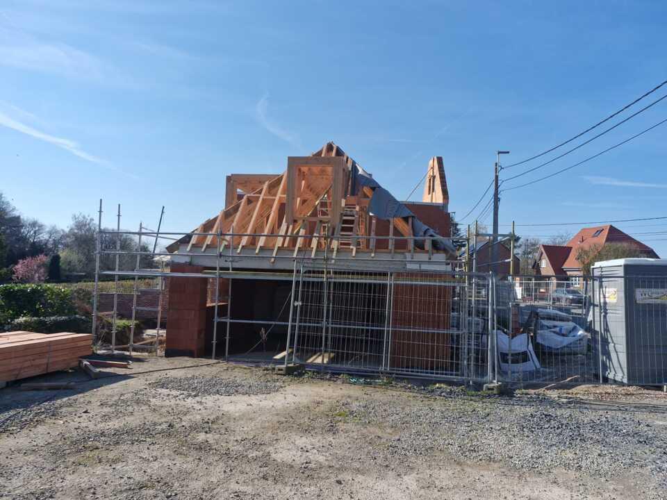Toiture inclinée charpente